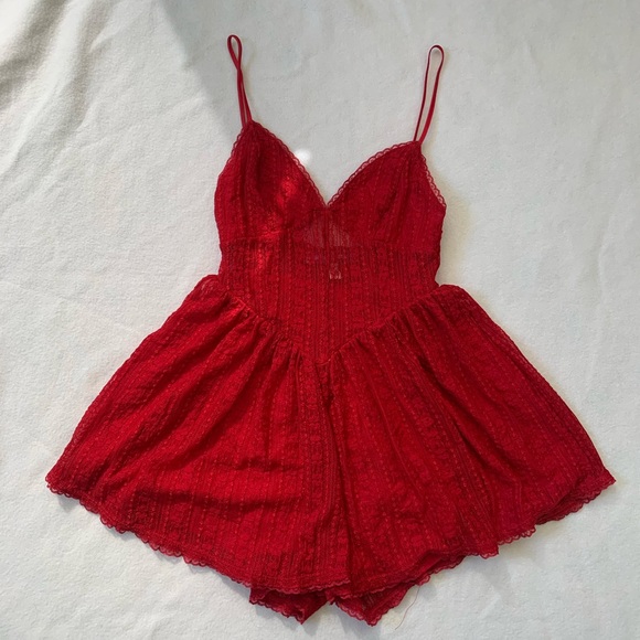 Urban Outfitters Lace Romper - Picture 1 of 3